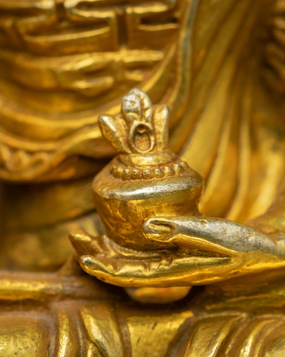 Medicine Buddha Statue | Copper Buddhist Sculpture
