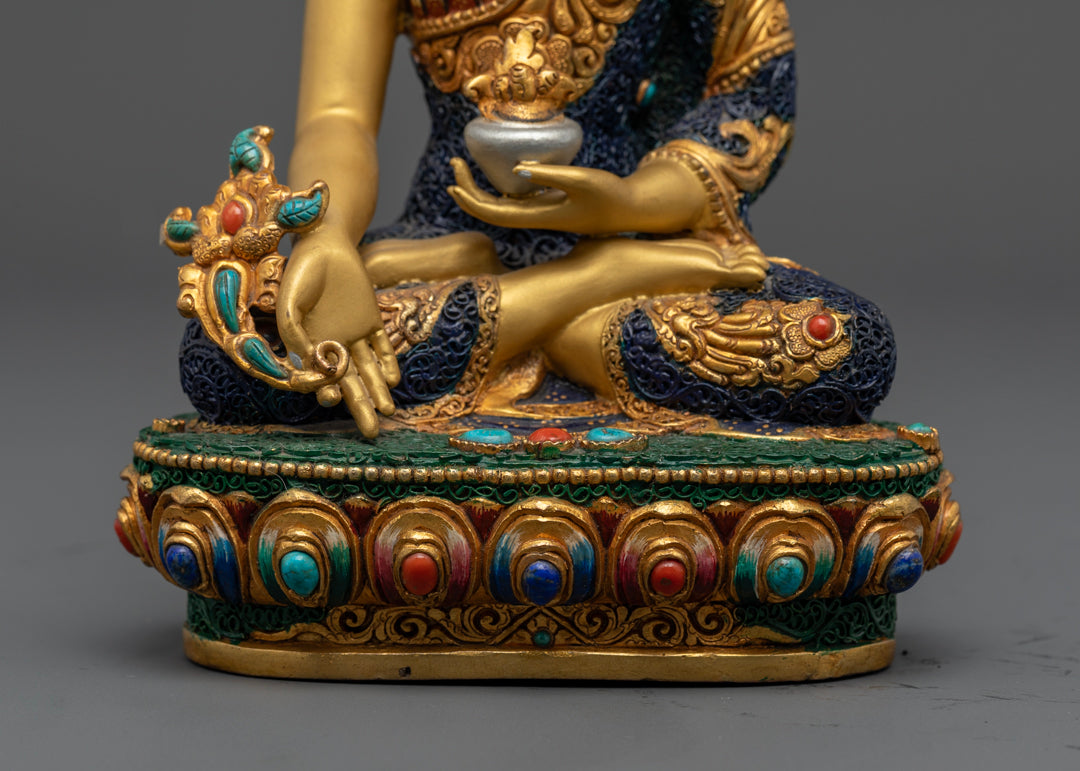 Medicine Buddha Statue | Tibetan Healing Buddha Statue
