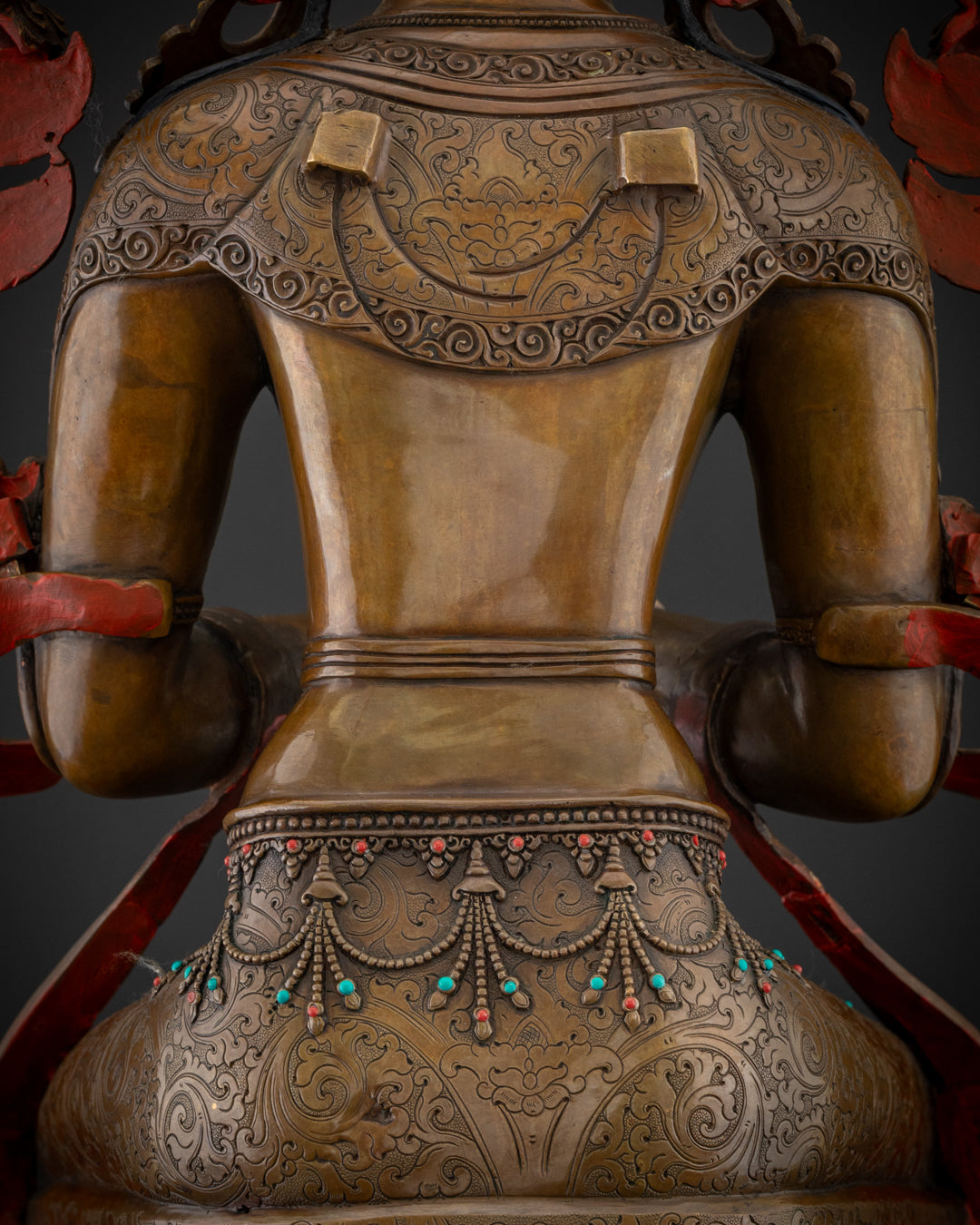 Oxidized Maitreya buddha Statue | Himalayan Sacred Art