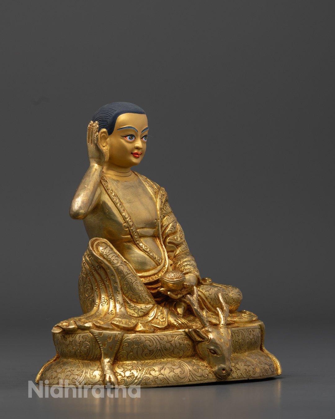 Buddhist Milarepa Statue | Himalayan Sacred Art