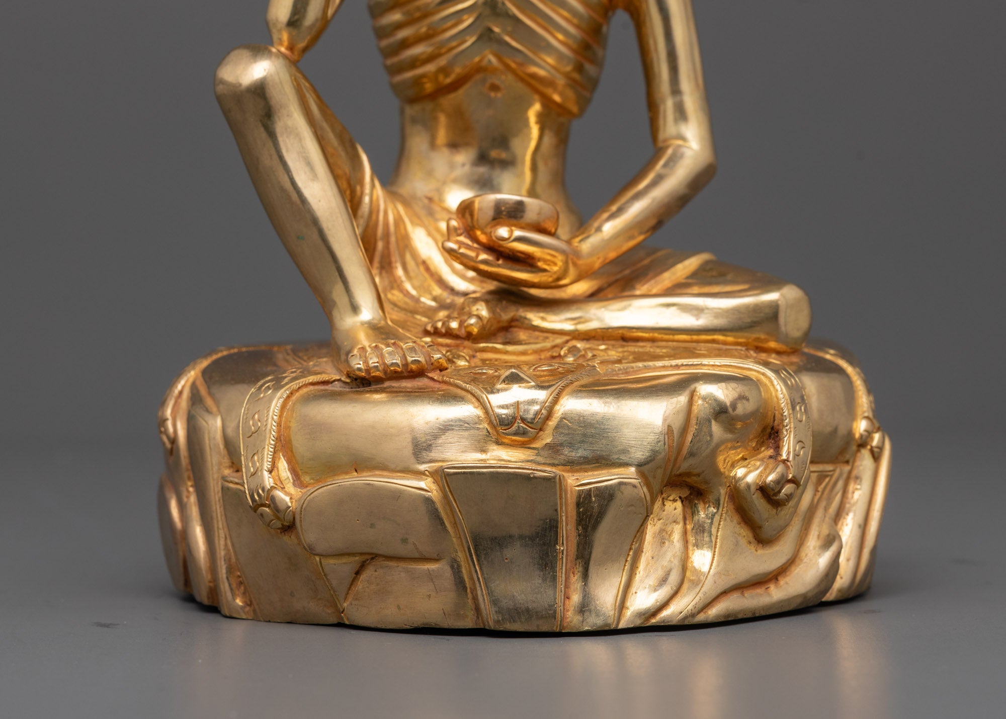 Tibetan Milarepa Statue | Handcrafted Buddhist Figure from Nepal
