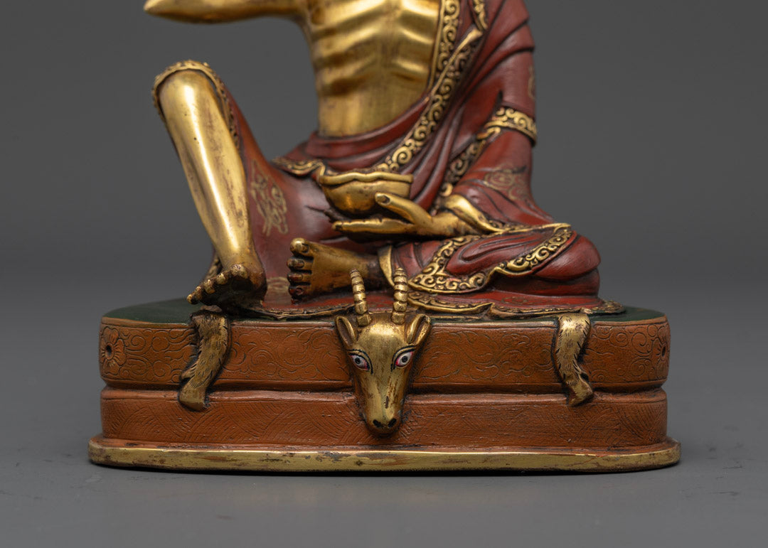 Milarepa Statue: Sacred Buddhist Art for Meditation