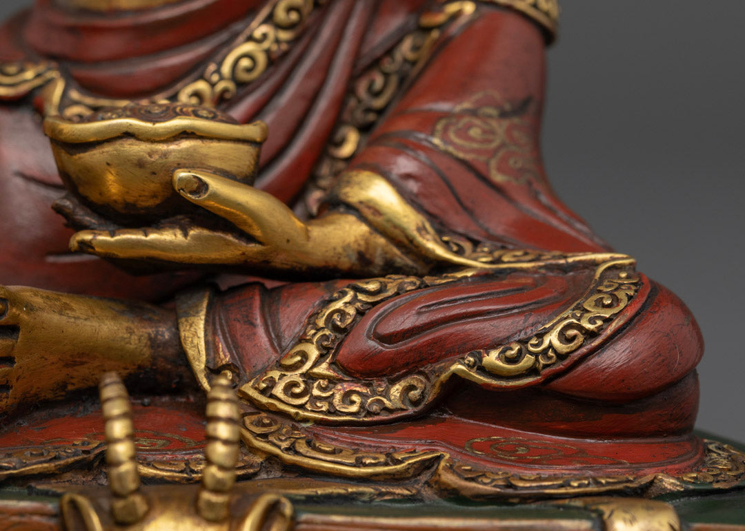 Milarepa Statue: Sacred Buddhist Art for Meditation