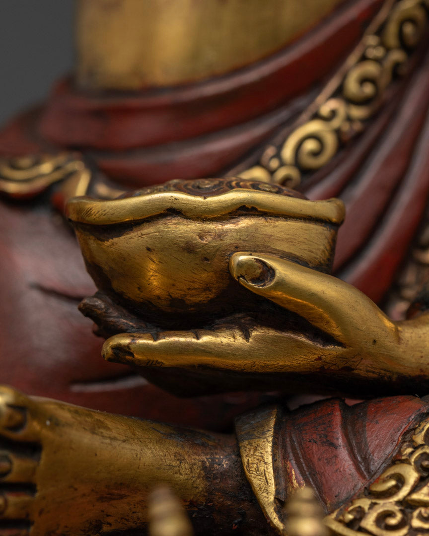 Milarepa Statue: Sacred Buddhist Art for Meditation