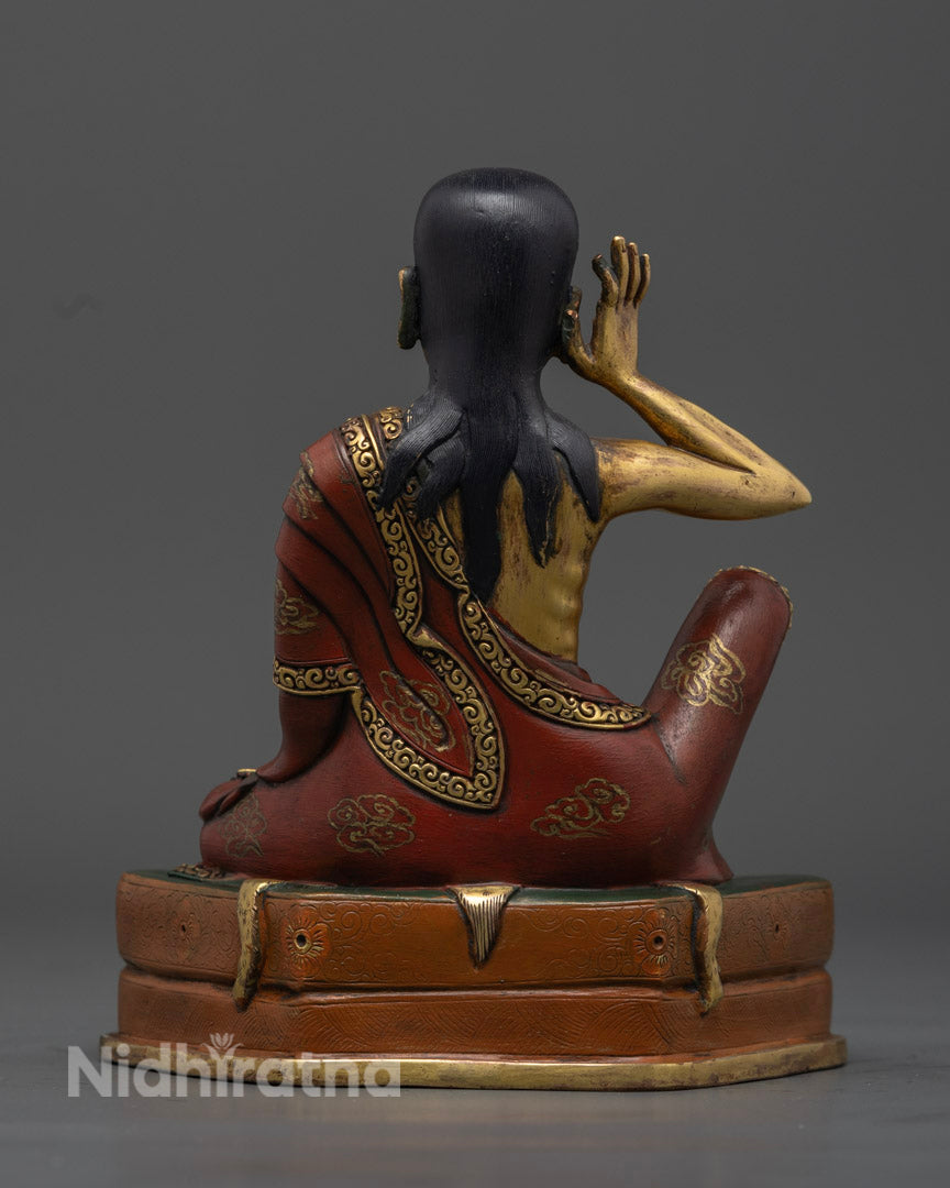 Milarepa Statue: Sacred Buddhist Art for Meditation