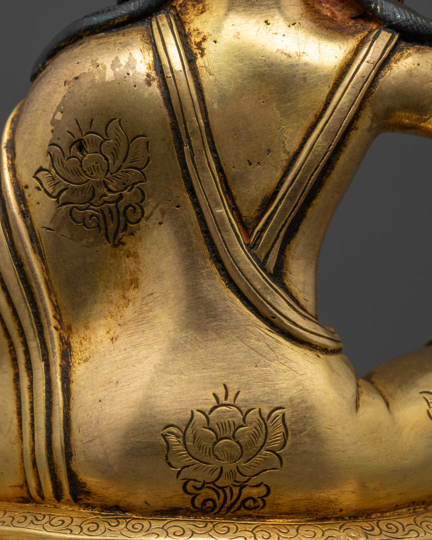 Meditation Milarepa Statue | Handcrafted Tibetan Master