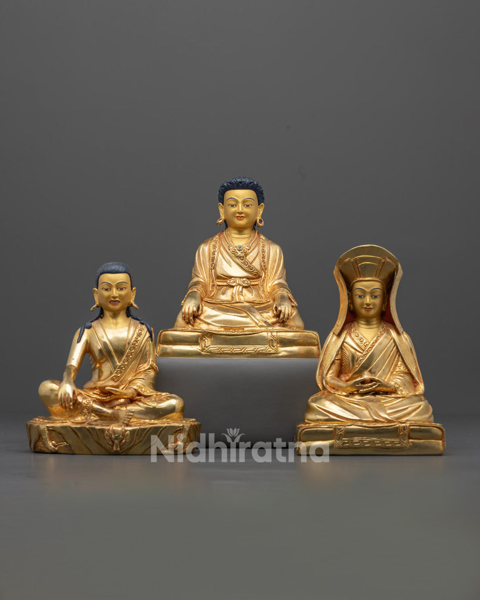 Tibetan Marpha Set Statue | Handmade Meditation