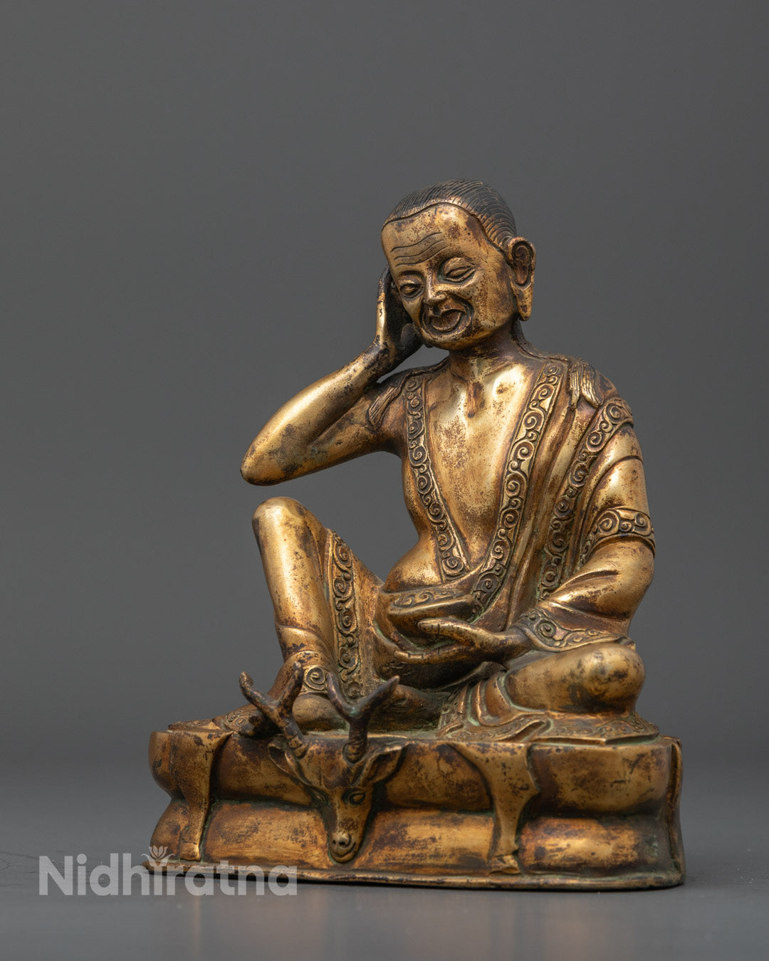 Authentic Milarepa Statue | The Enlightened Tibetan Yogi