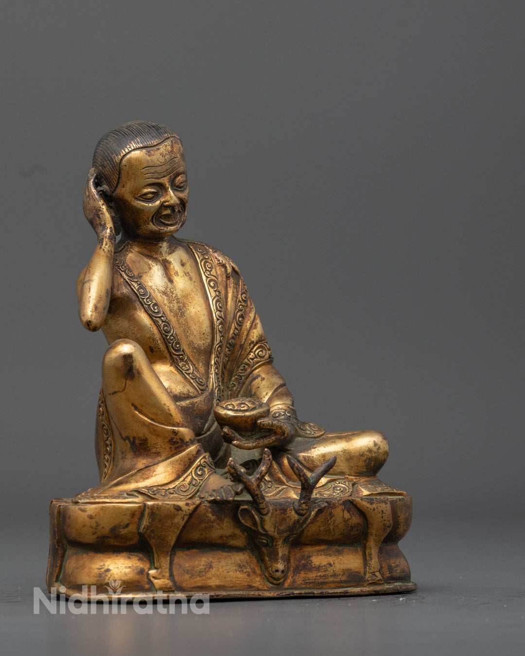 Authentic Milarepa Statue | The Enlightened Tibetan Yogi