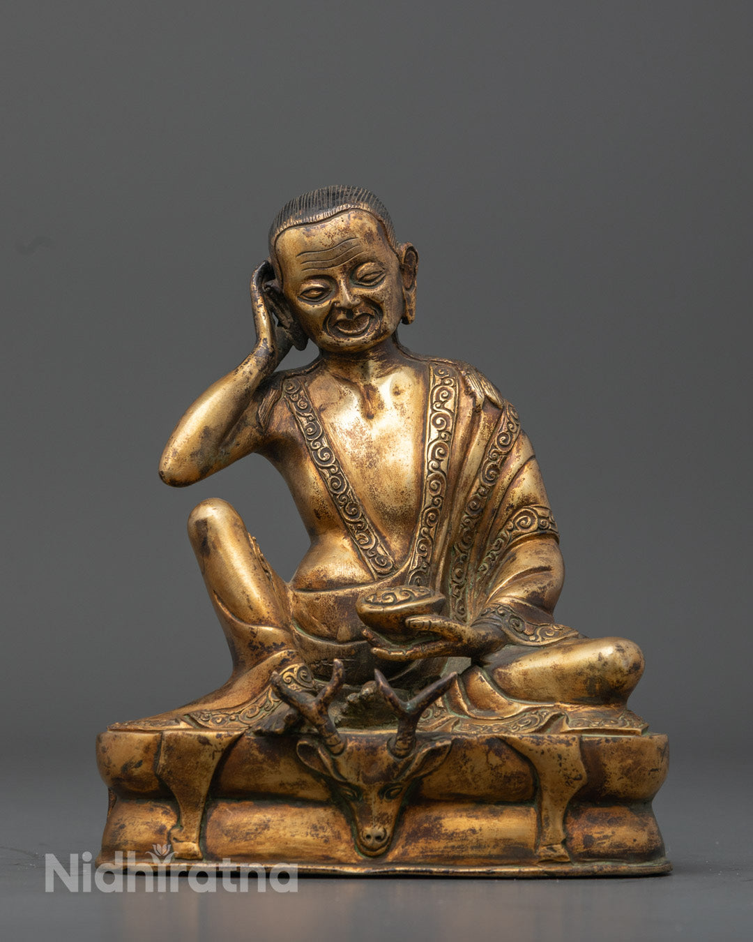 Authentic Milarepa Statue | The Enlightened Tibetan Yogi