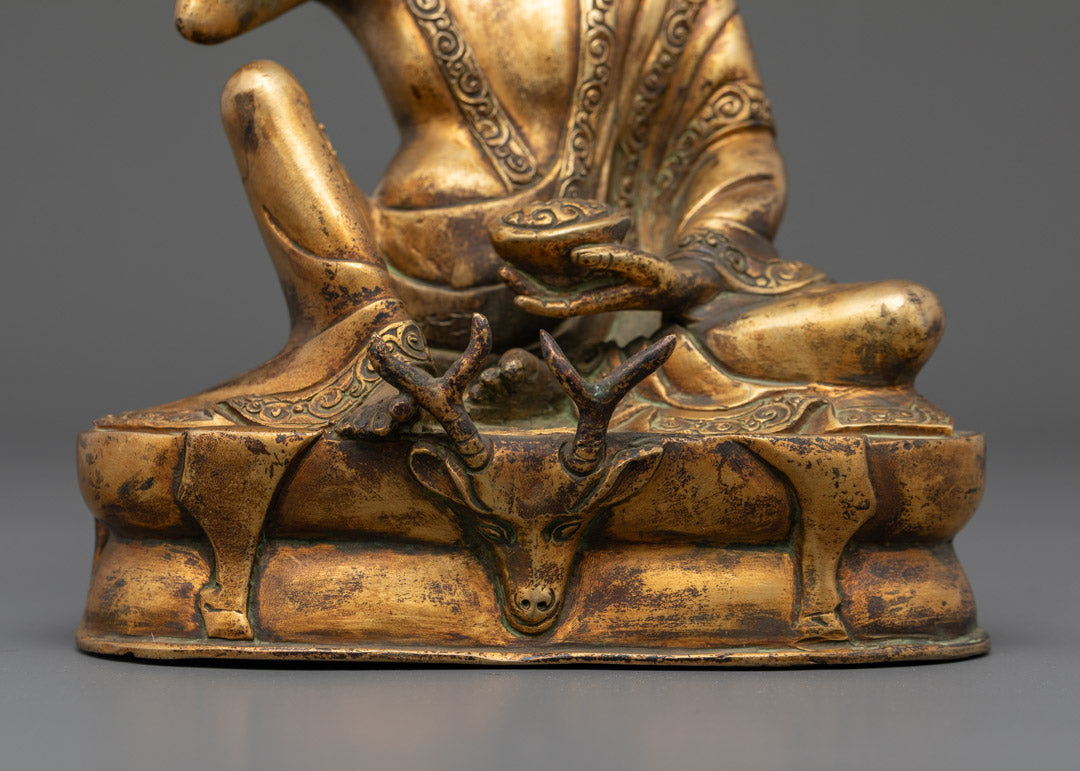 Authentic Milarepa Statue | The Enlightened Tibetan Yogi