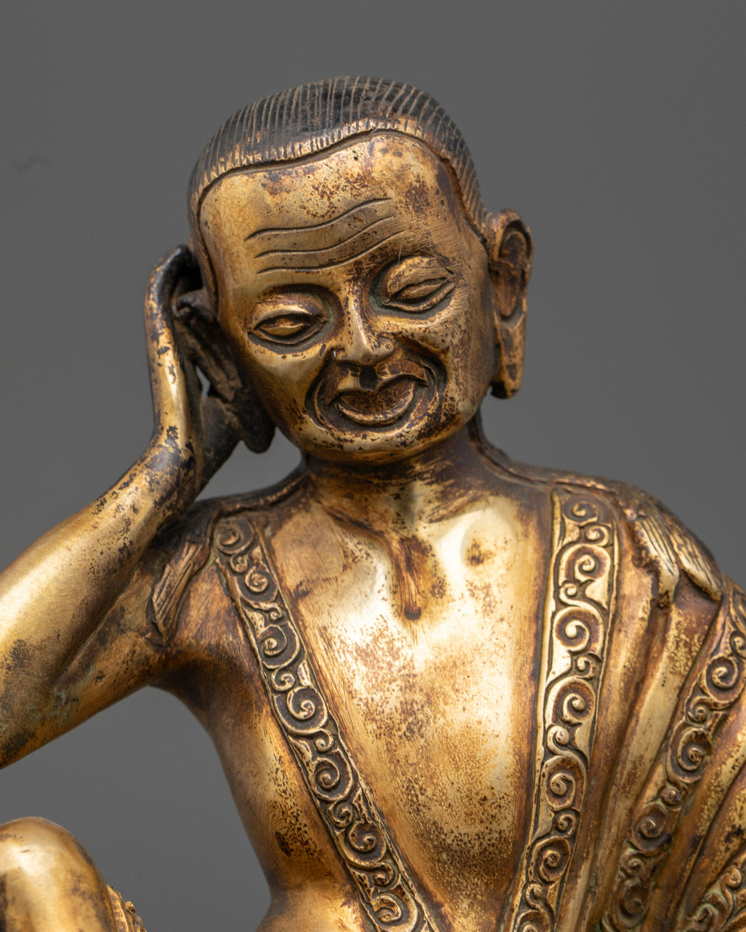 Authentic Milarepa Statue | The Enlightened Tibetan Yogi