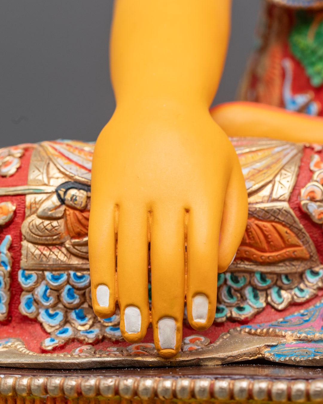 Hand-Carved Mitrugpa Statue | Copper Body