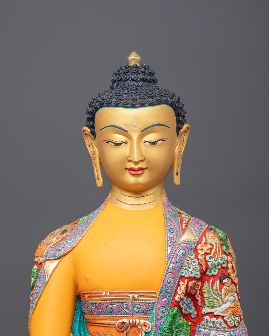 Hand-Carved Mitrugpa Statue | Copper Body
