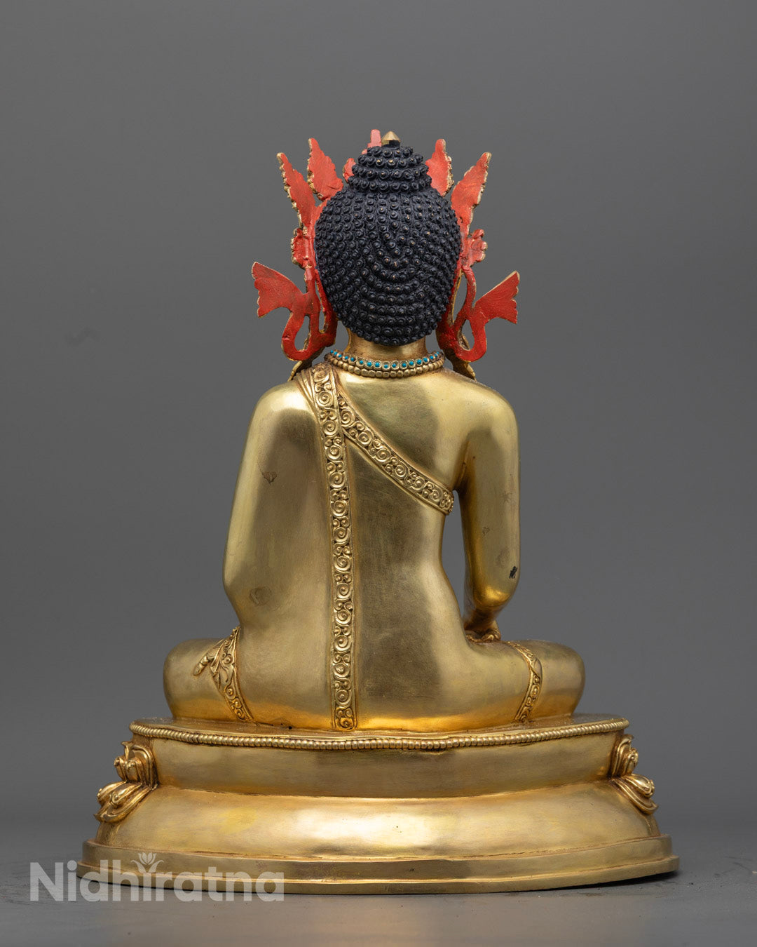 24K Gilded Mitrugpa Buddha Statue