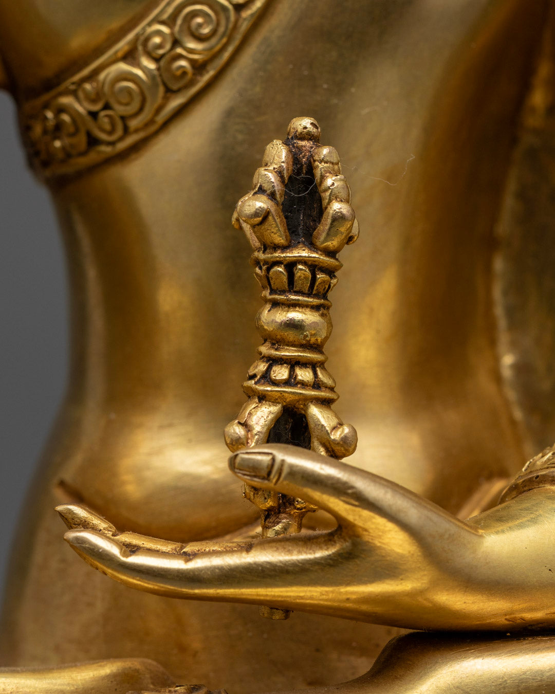 24K Gilded Mitrugpa Buddha Statue