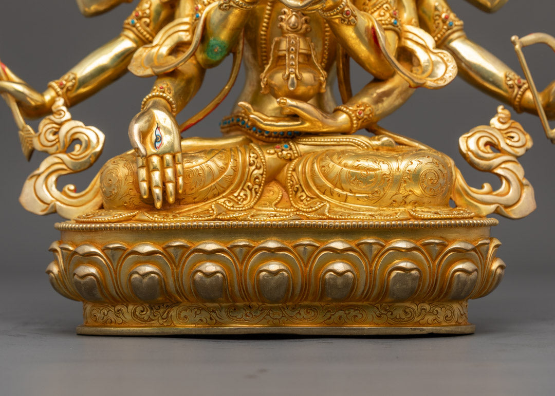 Namgyalma Statue | Handcrafted with 24K Gold Accent