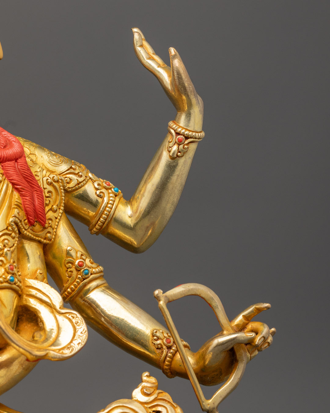 Namgyalma Statue | Handcrafted with 24K Gold Accent