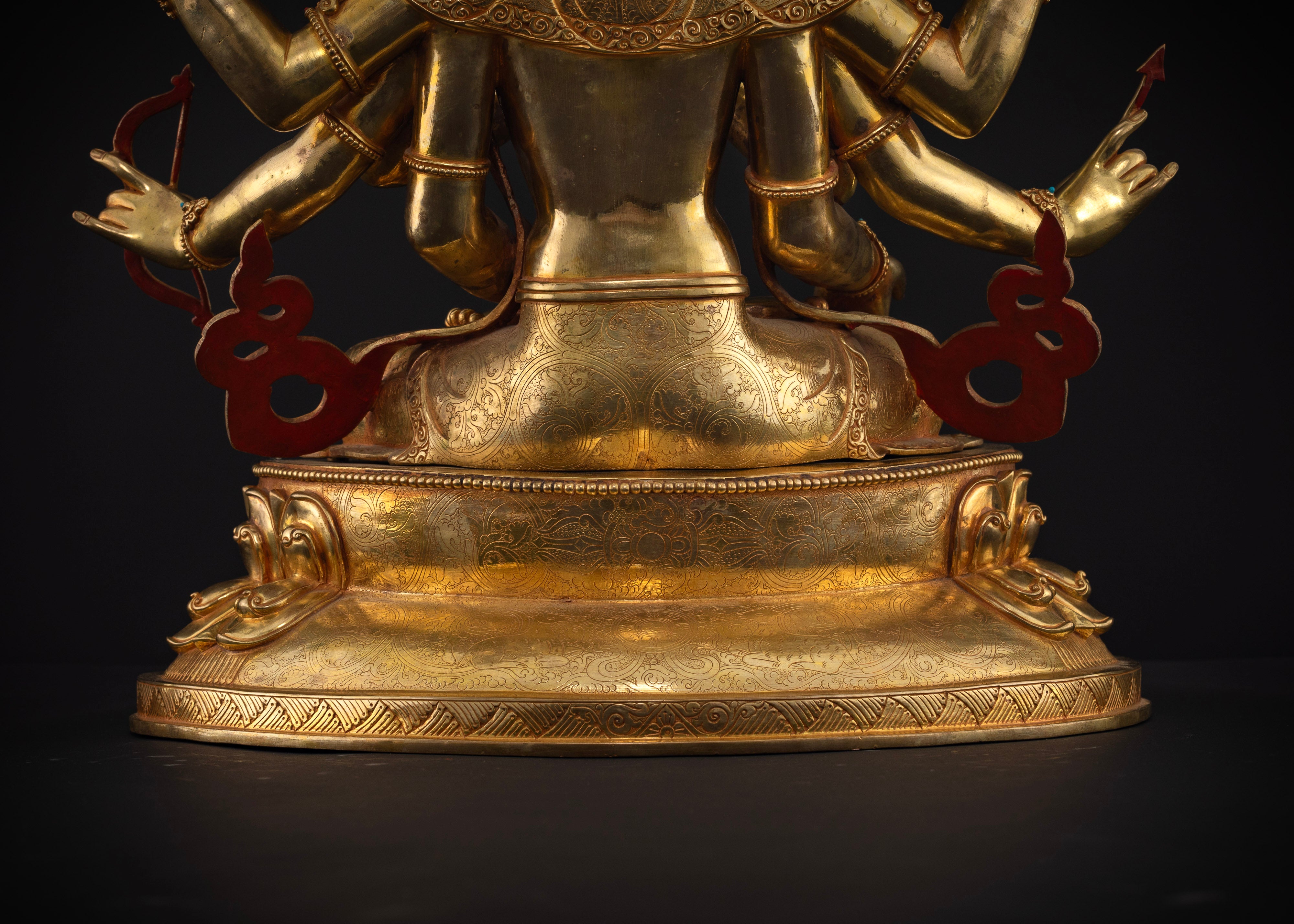 Three-Faced Namgyalma: Goddess of Victory in Three Realms