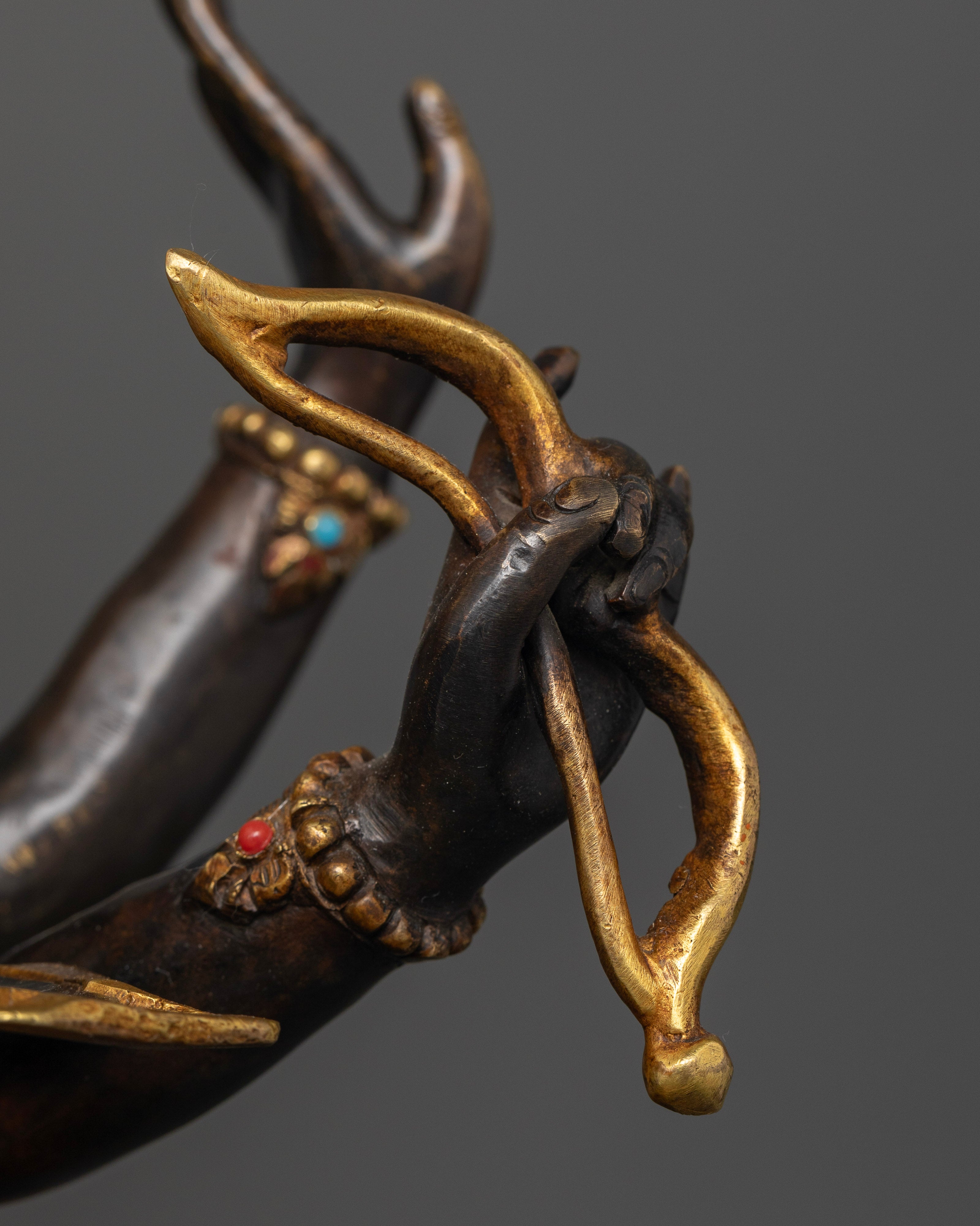 Namgyalma: The Golden-Faced Protector of Timeless Triumph