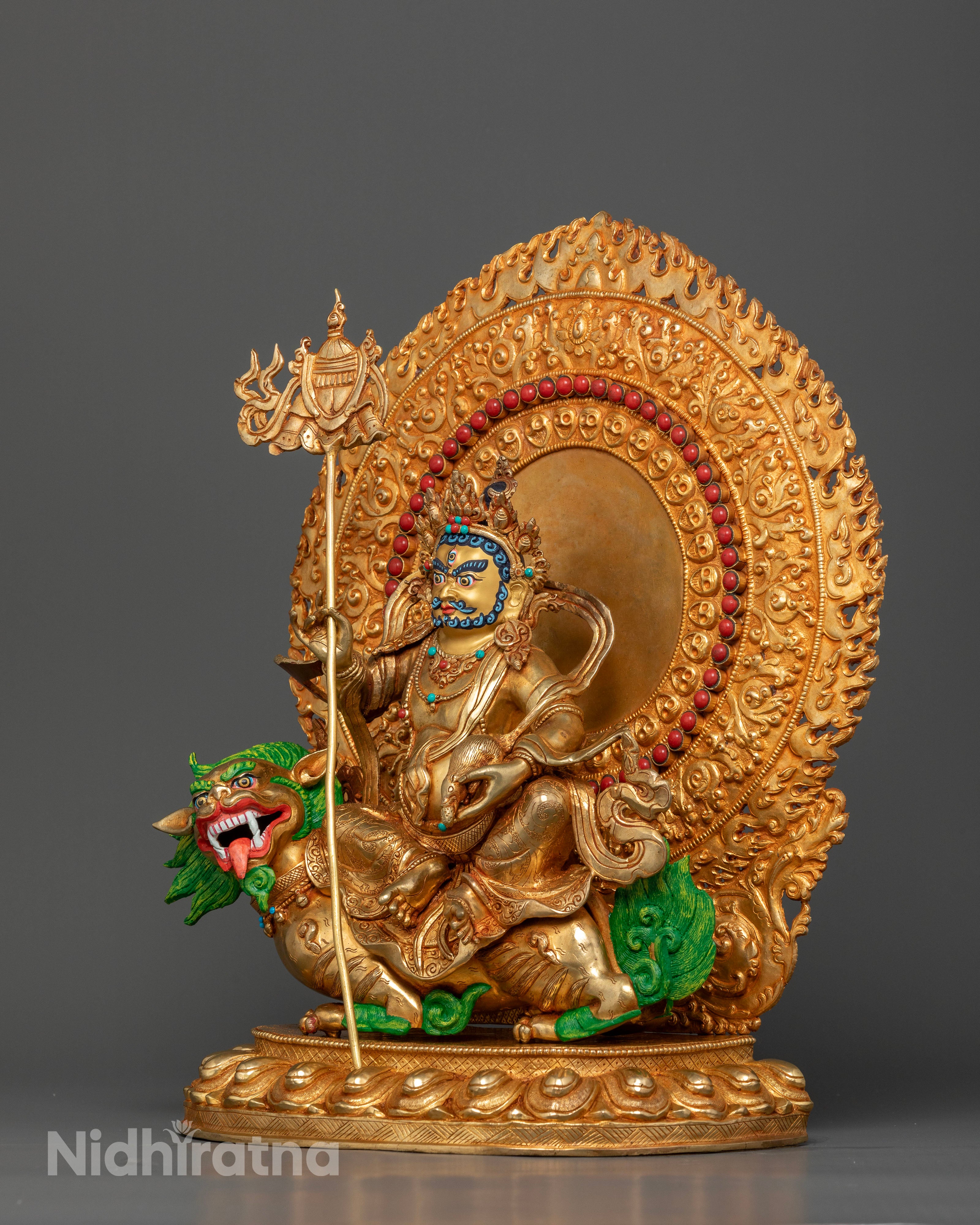 Authentic Tibetan Wealth Deity: Namtoshe Statue