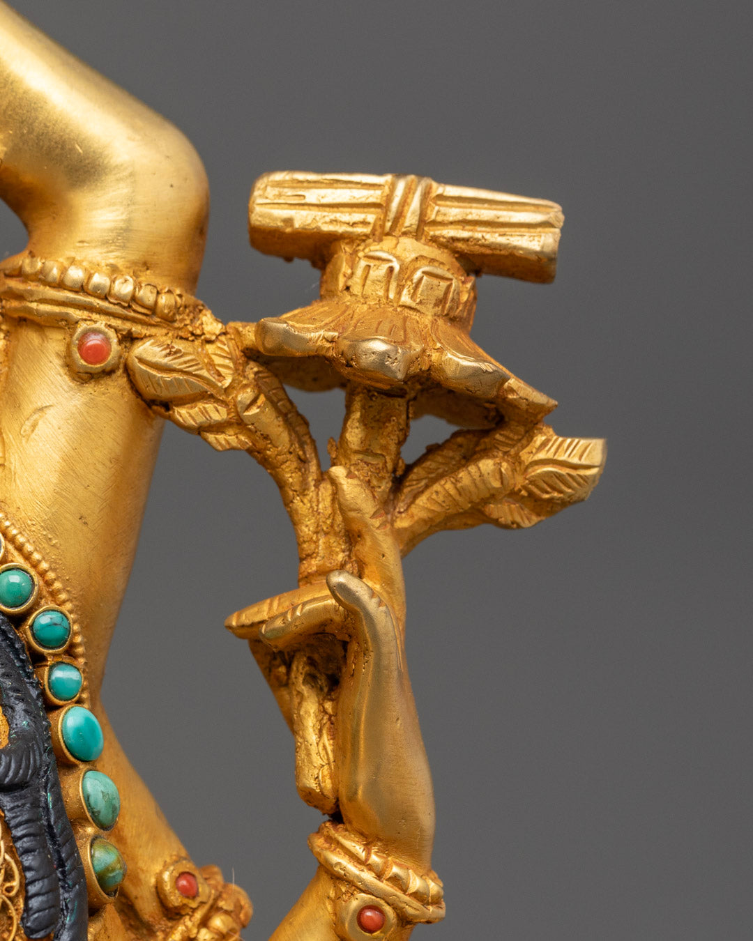 Hand-Carved Namasangiti Statue from Nepal