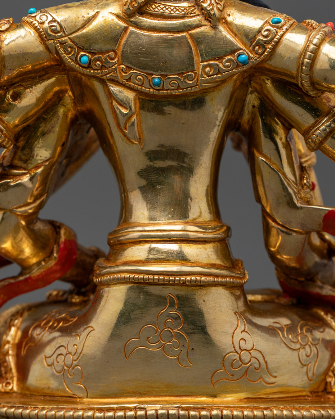 Tibetan Buddhist Namgyalma Statue | 24k Gold-Plated