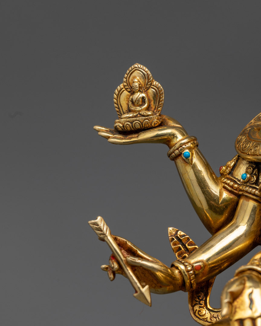 Buddhist Namgyalma Statue from Nepal