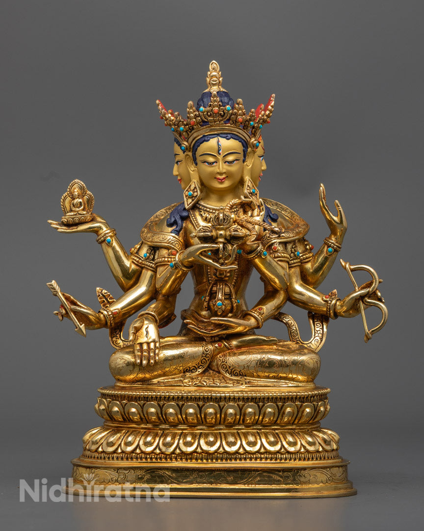 Buddhist Namgyalma Statue from Nepal
