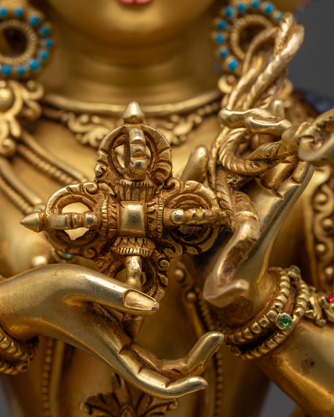 Namgyalma Statue | 24K Gold-Plated Buddhist Deity
