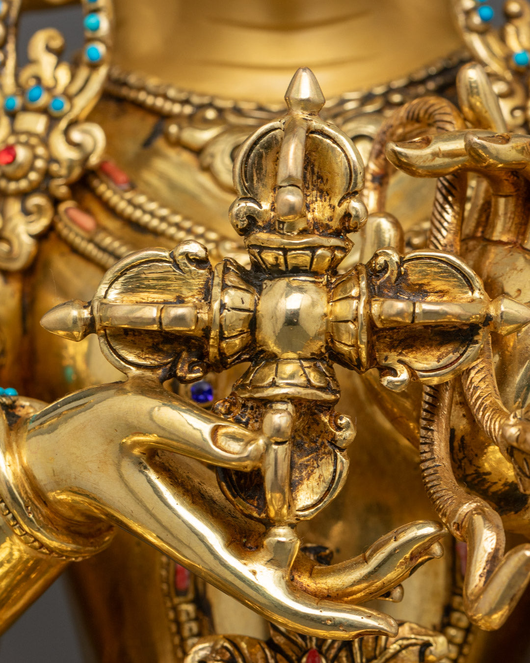 Namgyalma Statue | Handcrafted in 24k Gold Gilded Copper