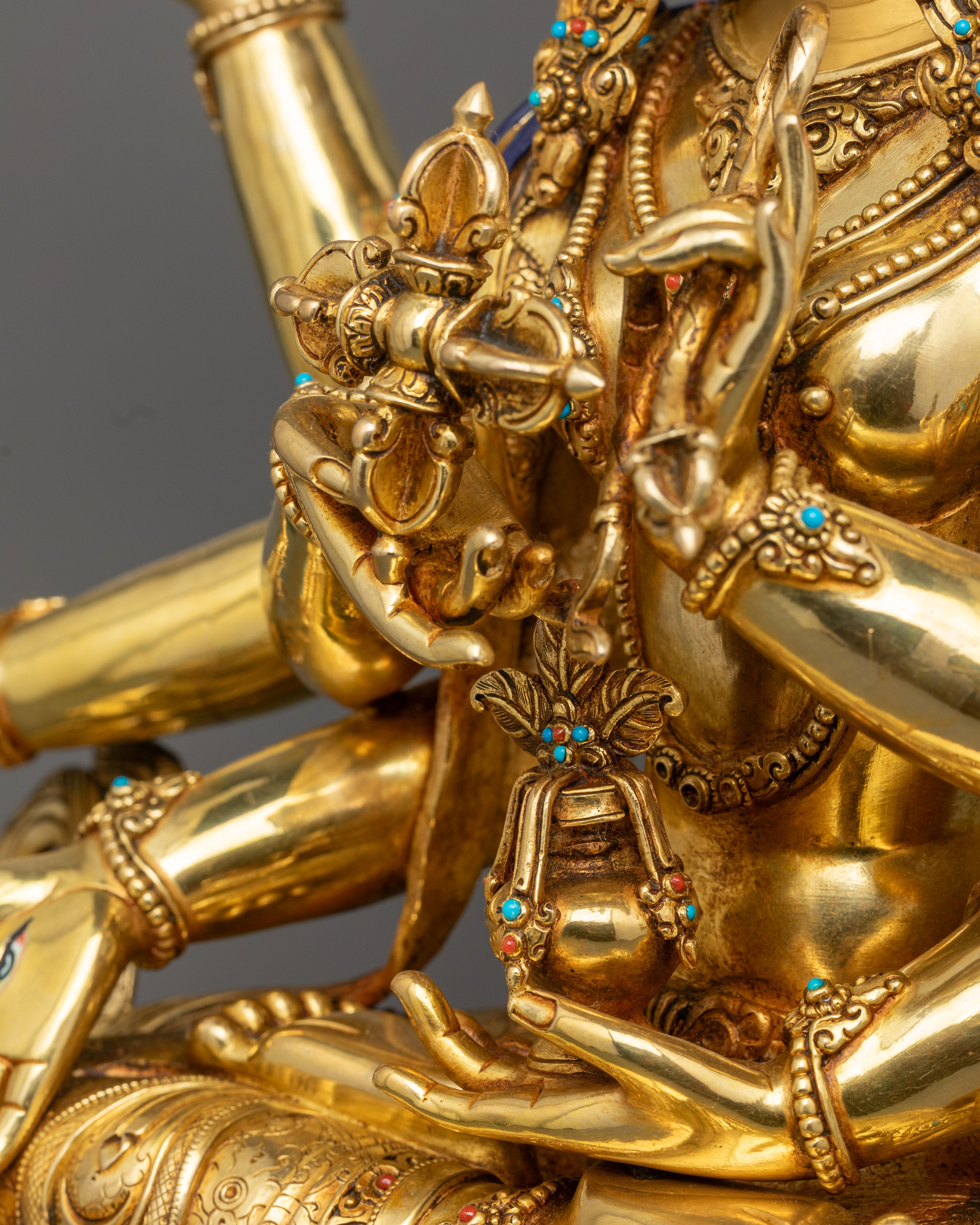 Namgyalma Statue | Handcrafted 24k Gold Gilded Copper