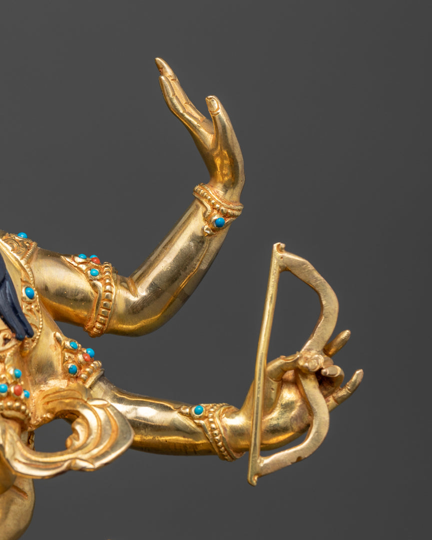 Namgyalma Statue | 24K Gold Gilded Himalayan Sculpture