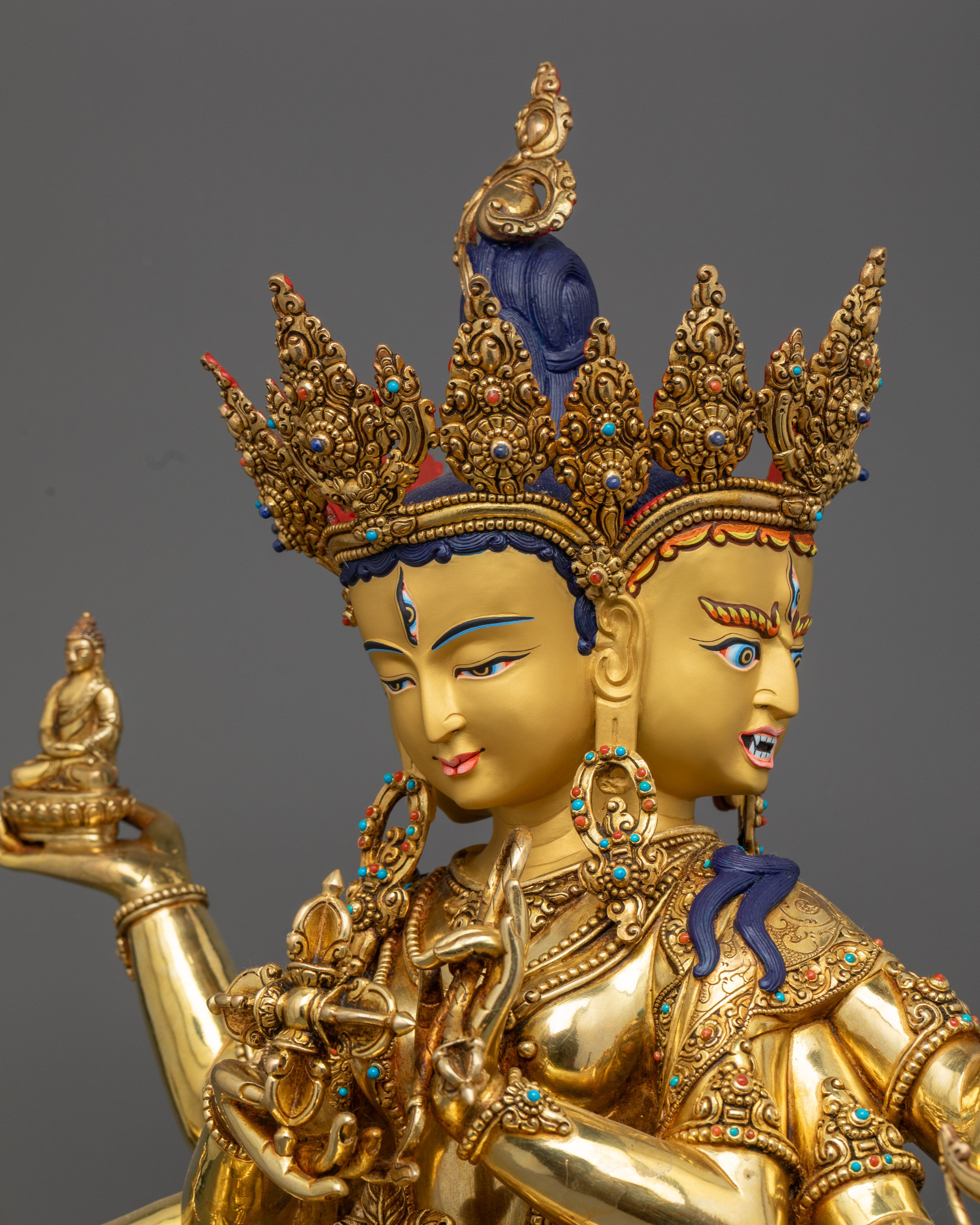 Namgyalma Statue | Handcrafted 24k Gold Gilded Copper