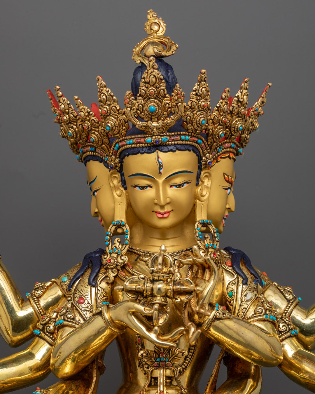 Namgyalma Statue | Handcrafted in 24k Gold Gilded Copper