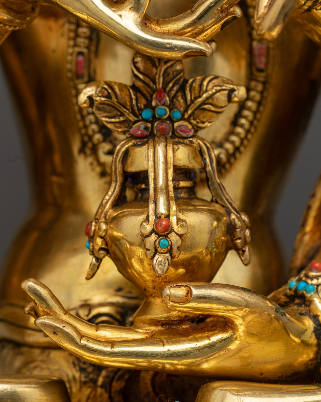 Namgyalma Statue | Handcrafted in 24k Gold Gilded Copper
