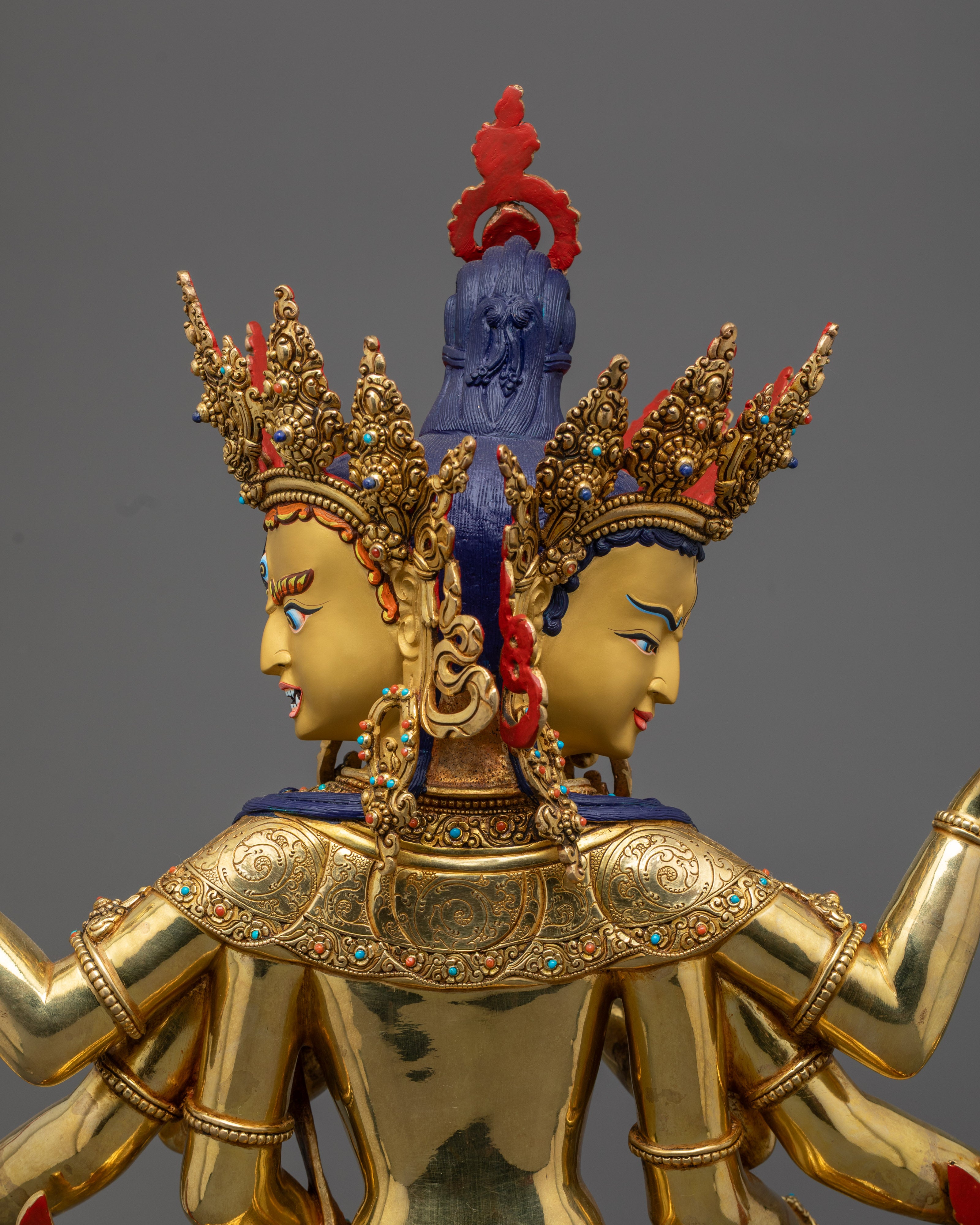 Namgyalma Statue | Handcrafted 24k Gold Gilded Copper