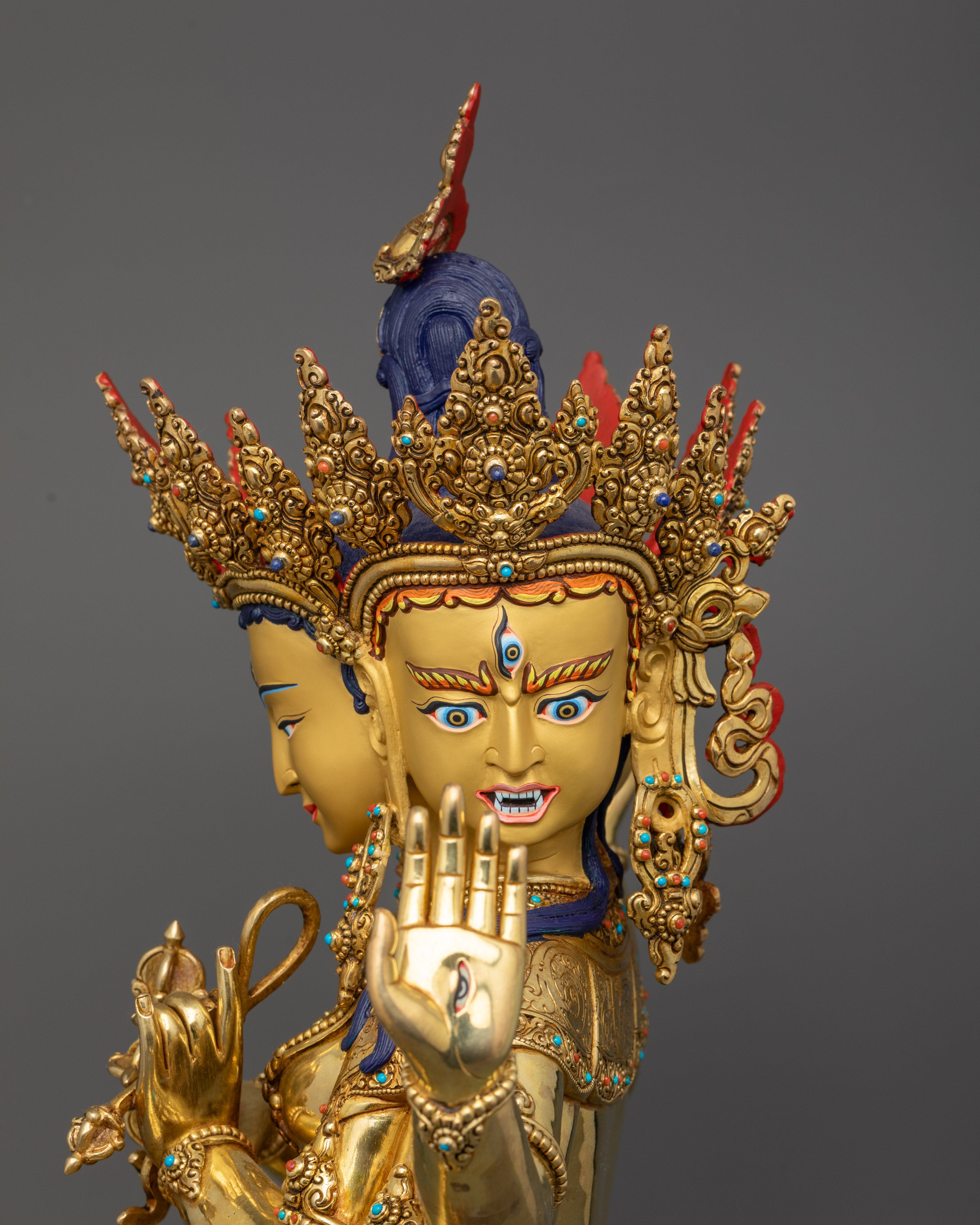 Namgyalma Statue | Handcrafted 24k Gold Gilded Copper