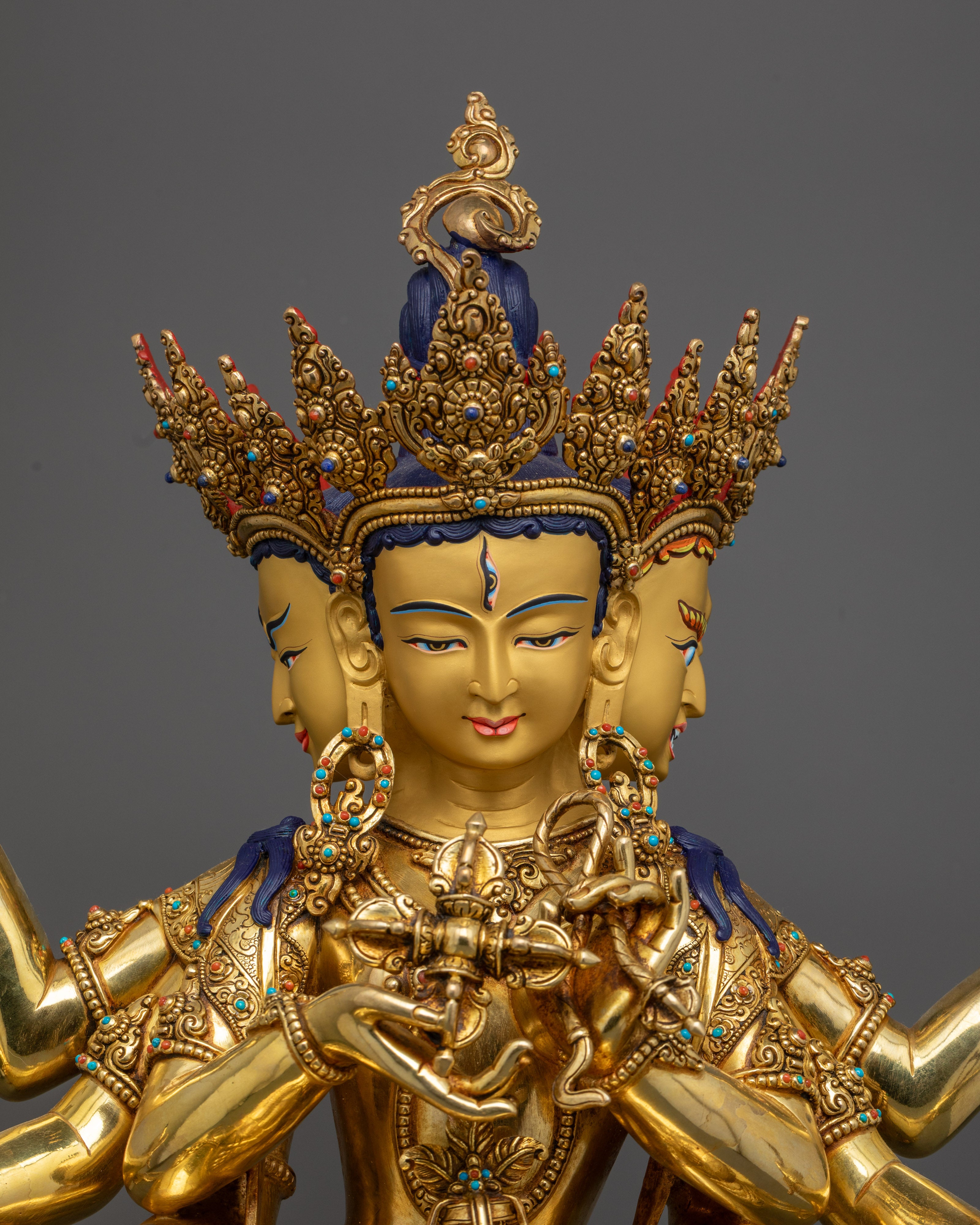 Namgyalma Statue | Handcrafted 24k Gold Gilded Copper