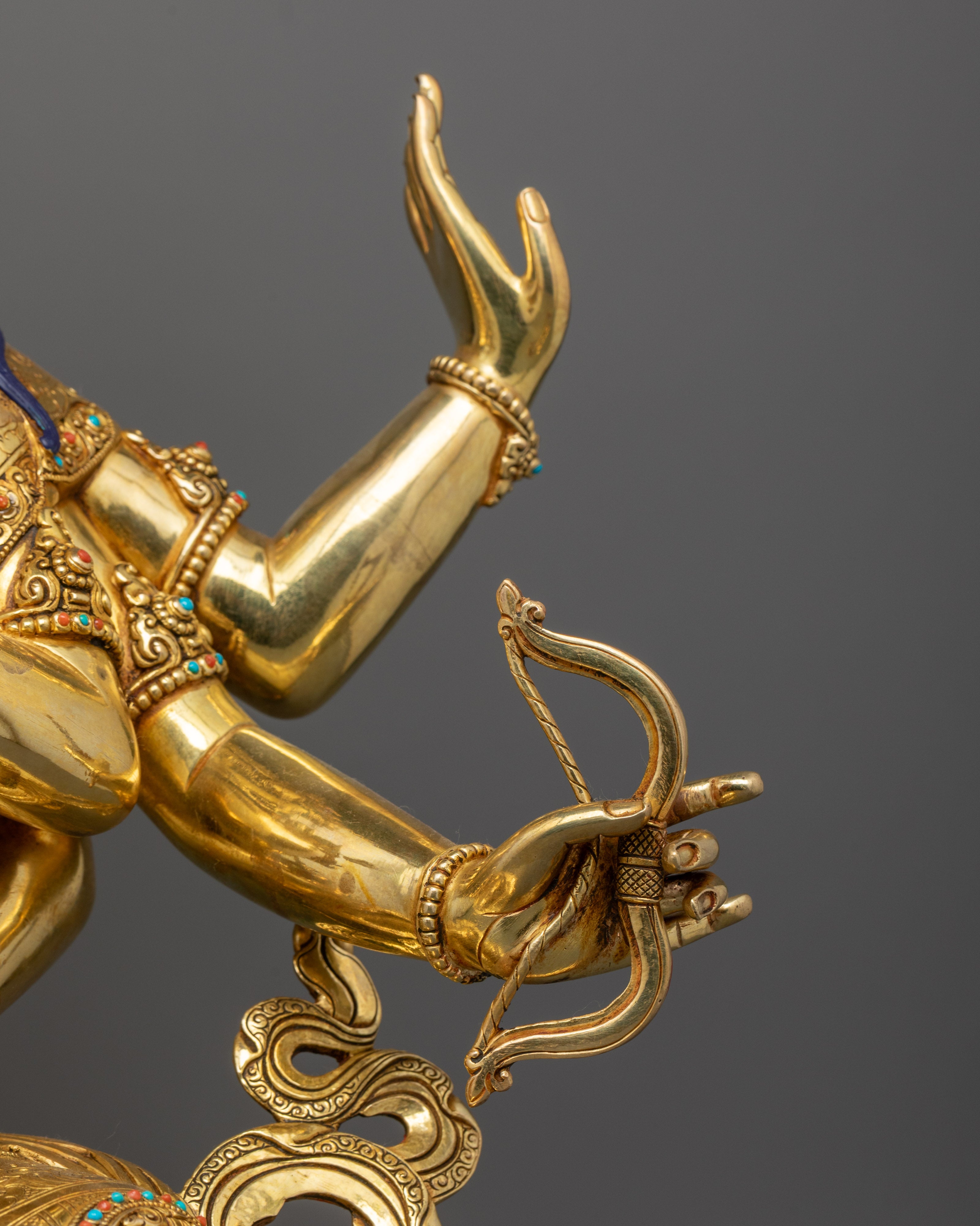 Namgyalma Statue | Handcrafted 24k Gold Gilded Copper