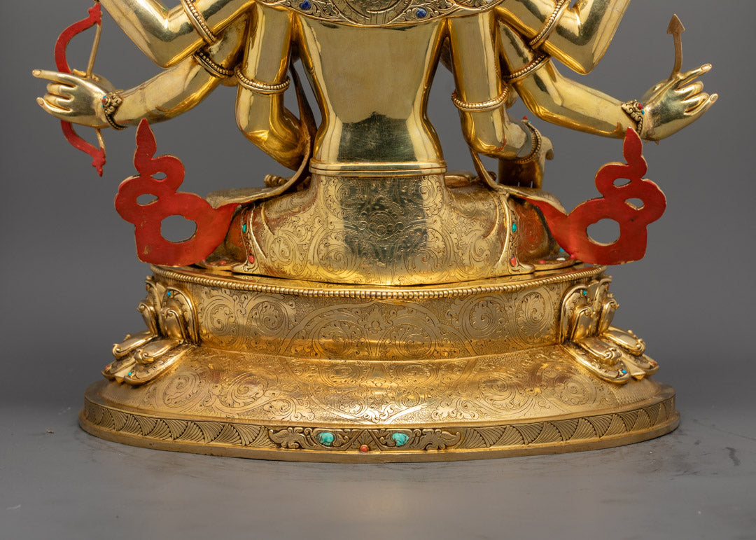 Namgyalma Statue | Handcrafted in 24k Gold Gilded Copper