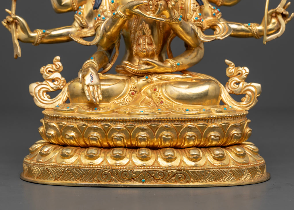 Namgyalma Statue | 24K Gold Gilded Himalayan Sculpture