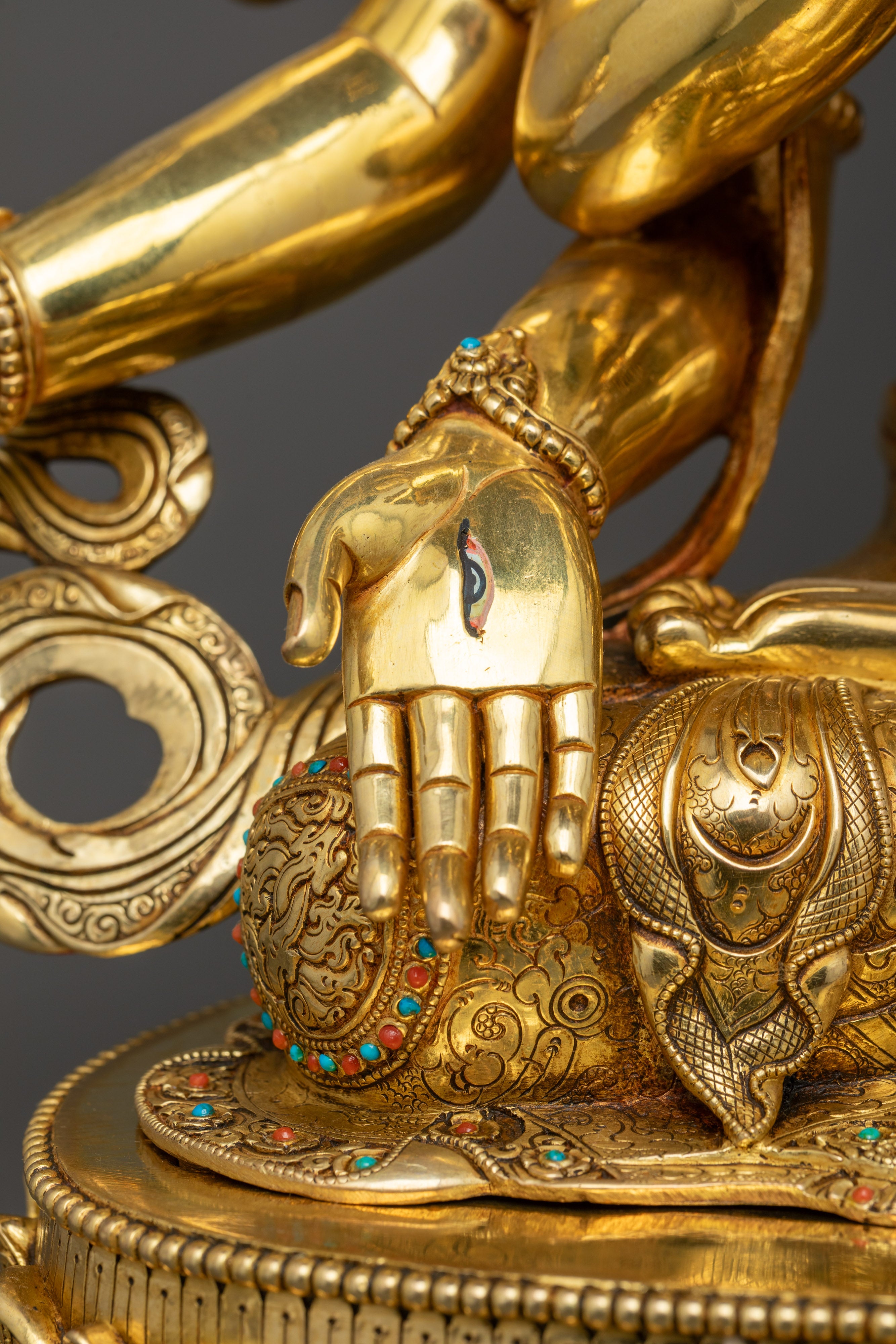 Namgyalma Statue | Handcrafted 24k Gold Gilded Copper