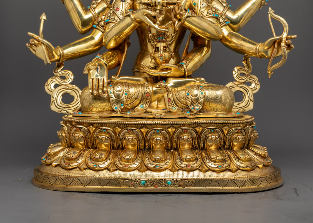 Namgyalma Statue | Handcrafted in 24k Gold Gilded Copper