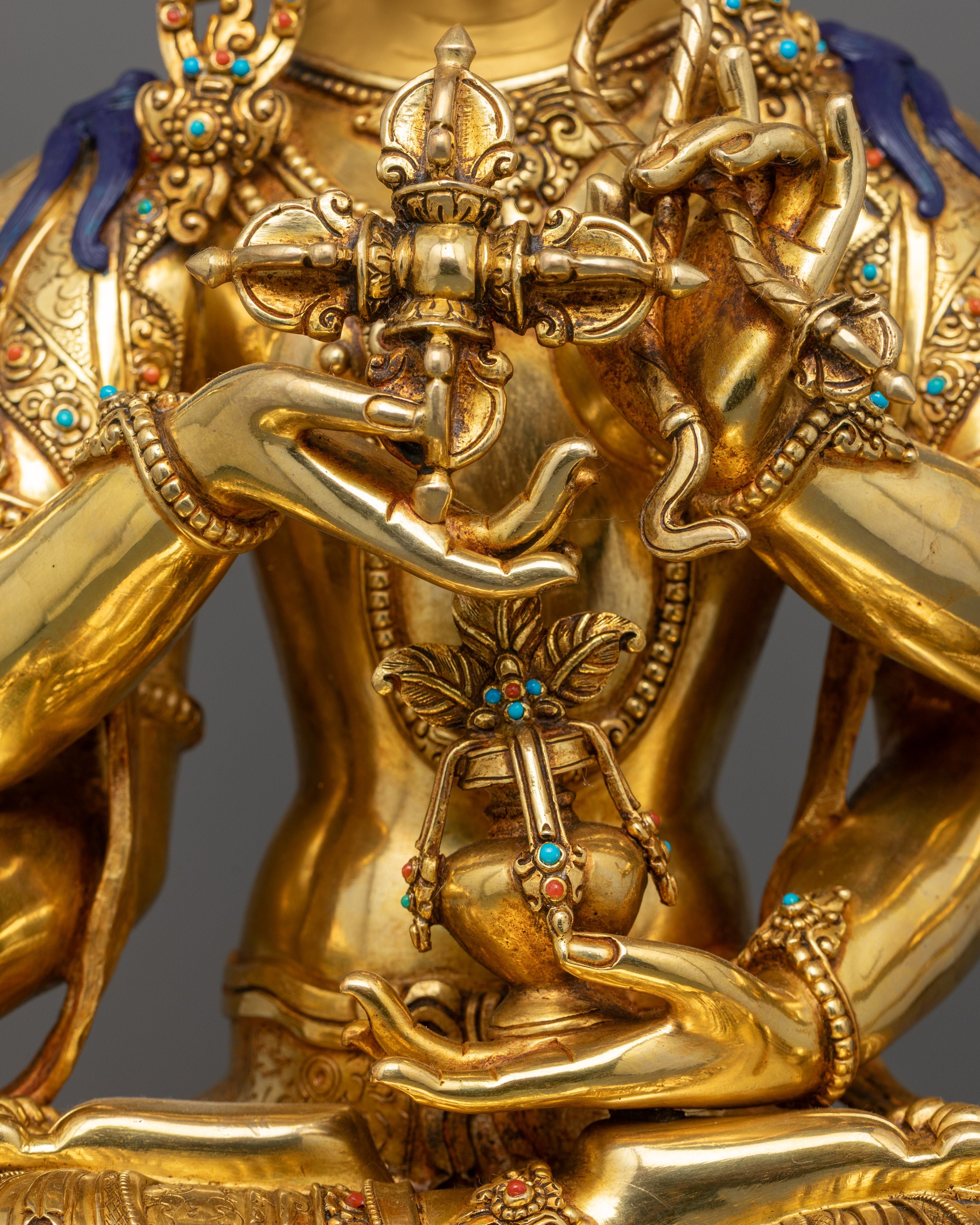 Namgyalma Statue | Handcrafted 24k Gold Gilded Copper