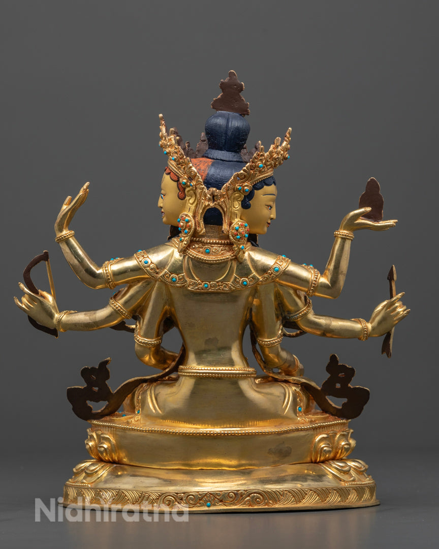 Namgyalma Statue | 24K Gold Gilded Himalayan Sculpture