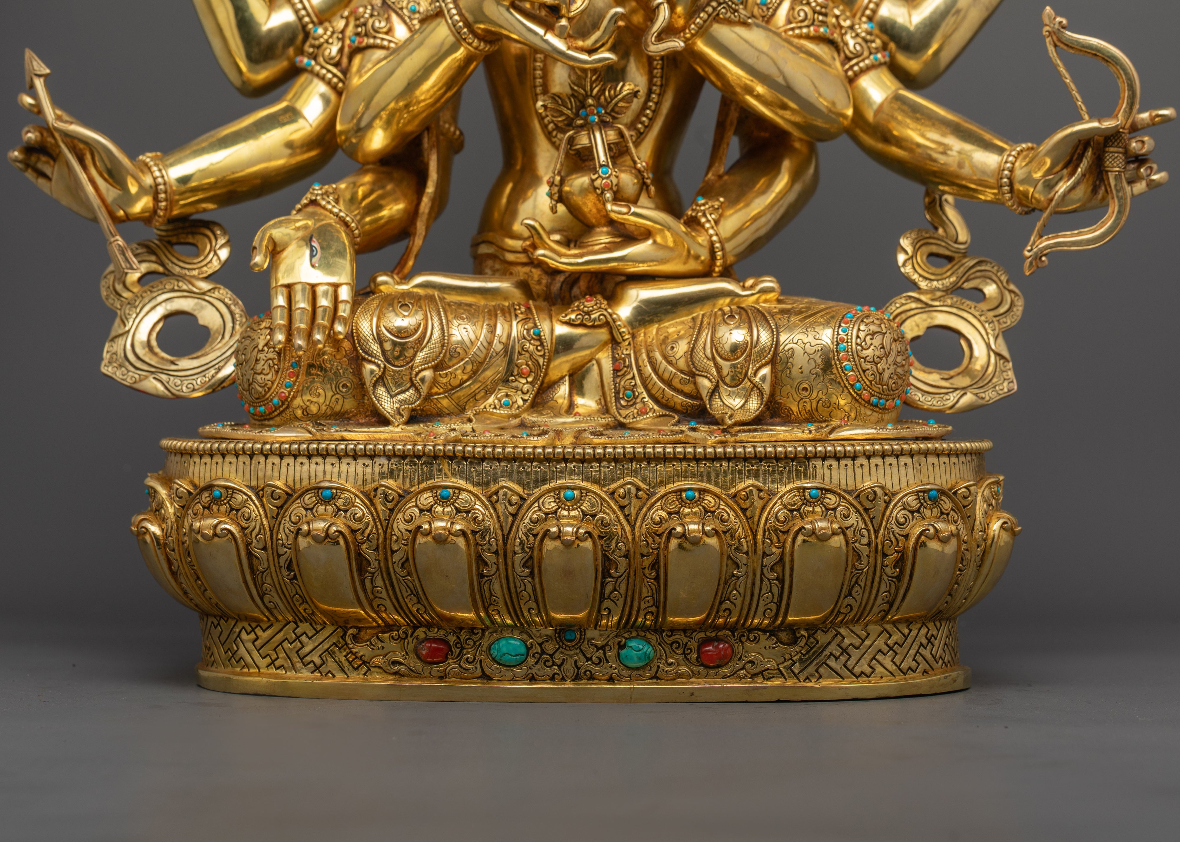 Namgyalma Statue | Handcrafted 24k Gold Gilded Copper