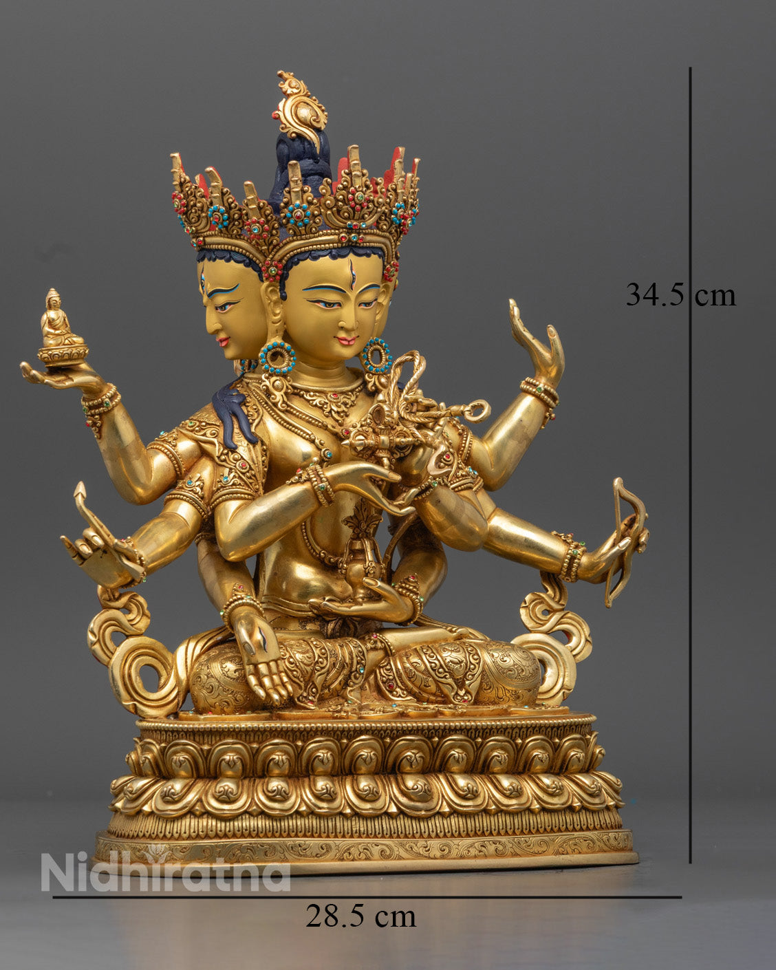 Namgyalma Statue – Sacred Tibetan Buddhist Sculpture for Karma Cleansing