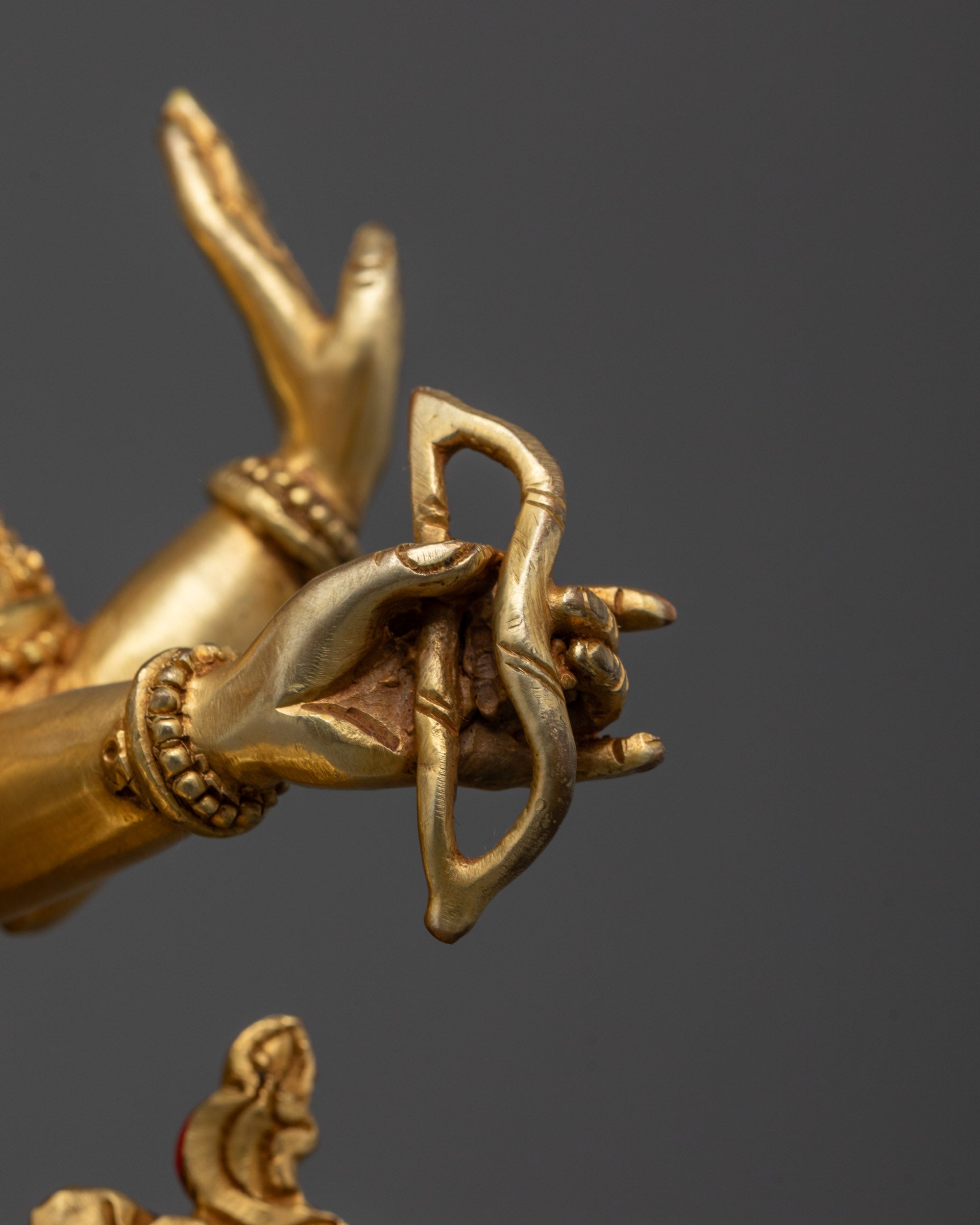 Namgyalma Sculpture | Three-Faced Goddess Handcrafted in Nepal