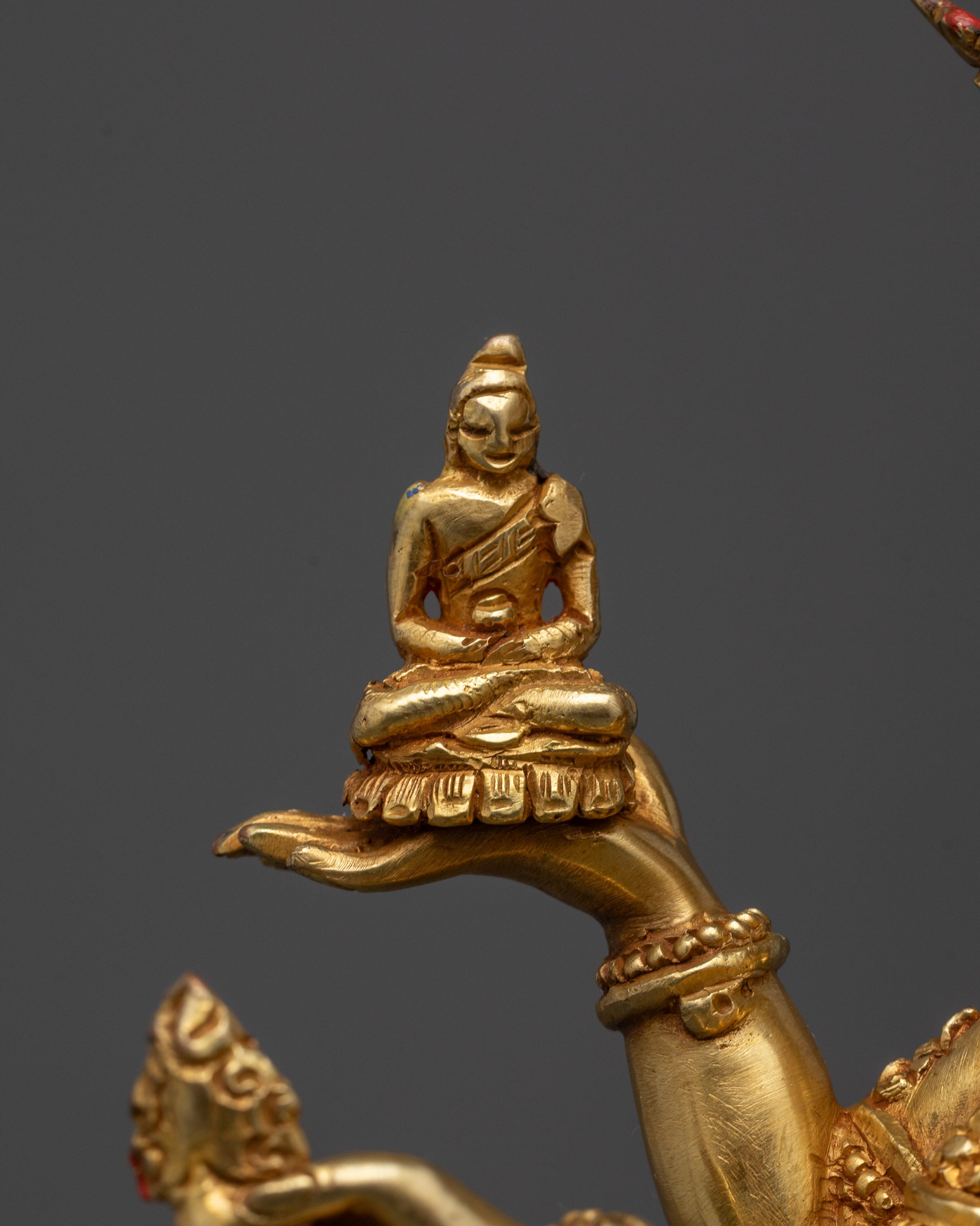 Namgyalma Sculpture | Three-Faced Goddess Handcrafted in Nepal